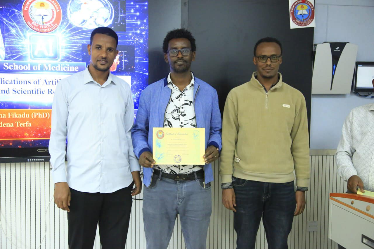 A two-day training program focused on the “Applications of Artificial Intelligence (AI) in Medicine and Scientific Research” 